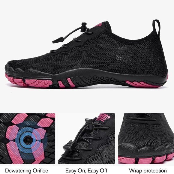 Womens Water Shoes Lightweight Quick Dry Barefoot For Swim Surf Beach Yoga - Picture 4 of 7